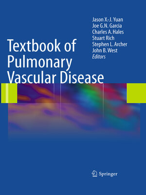 cover image of Textbook of Pulmonary Vascular Disease